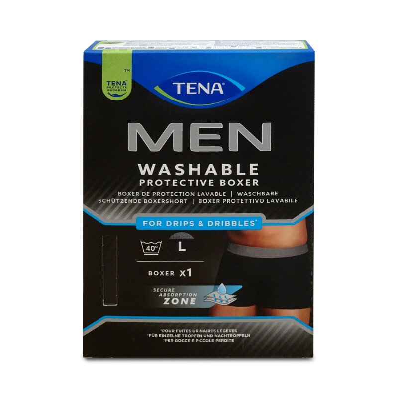 Tena Men Schutzhose waschbar Gr. L schwarz