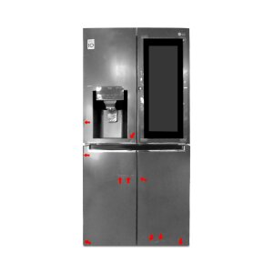 Einzelstück - LG GMX844MCBF Side-by-Side...