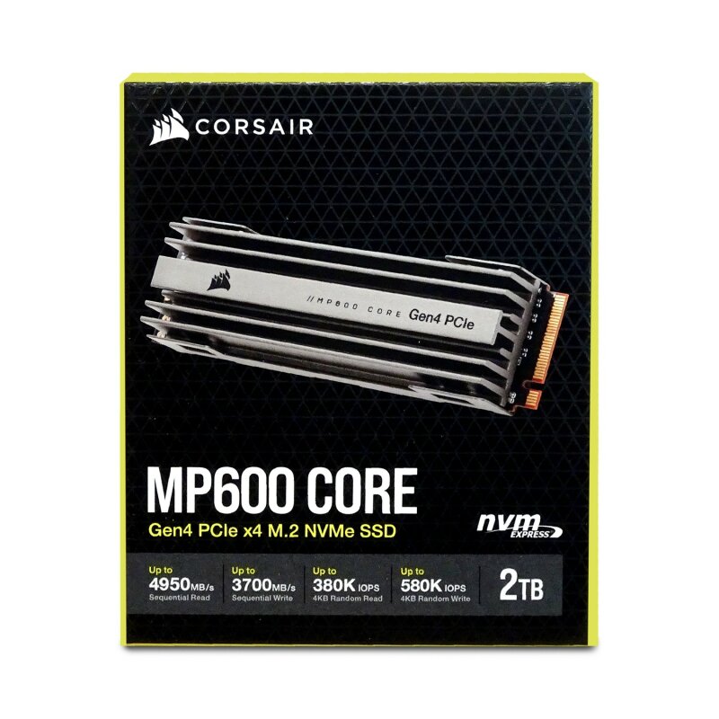 Corsair MP600 Core SSD 2TB M.2 PCIe 4.0 x4