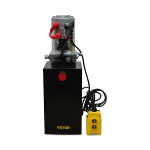 HODOY Hydraulikpumpe Hochdruckpumpe 12 V DC mit Stahltank