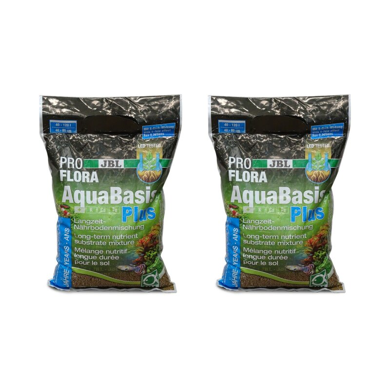 JBL AquaBasis plus Langzeit-Bodenmischung Set 2x 2,5L