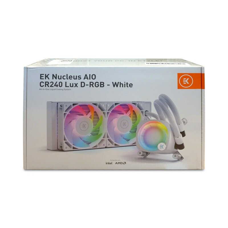 EKWB EK-Nucleus AIO CR240 Lux D-RGB White Wasserkühlung