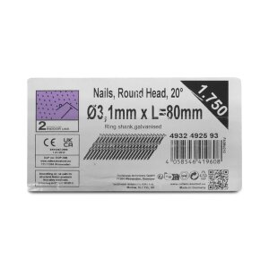 Milwaukee Rundkopf-Nägel für M18FFN21 7,4 x 3,1...