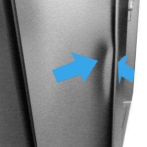 Einzelstück - LG GSXV90MBAE Side-by-Side Kühlschrank