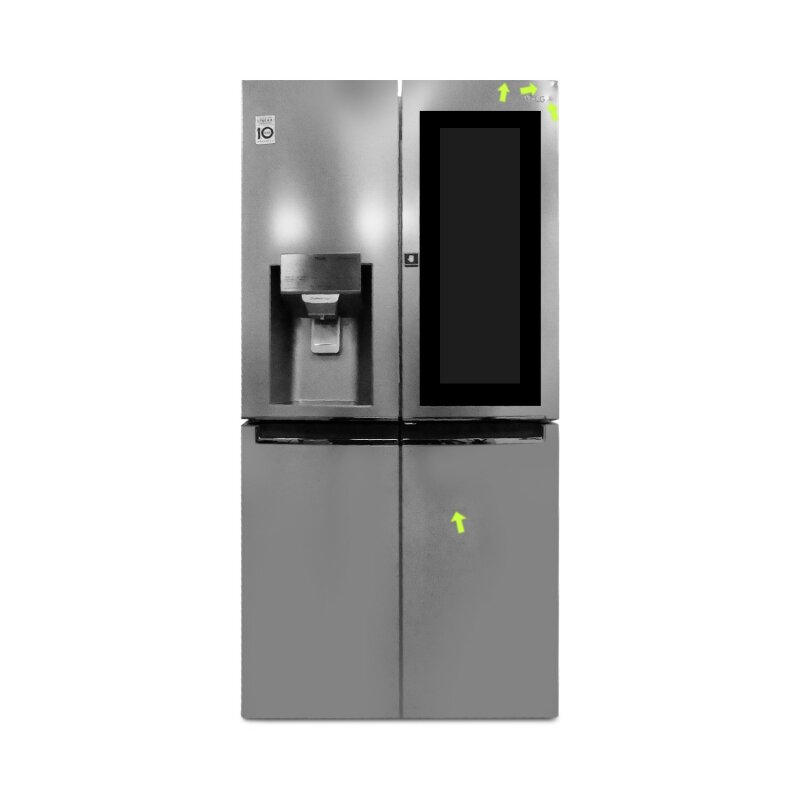 Einzelstück - LG GMX844BSBF Side-by-Side Kühlschrank