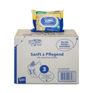 Tempo Feuchte Toilettentücher Sanft & Pflegend...