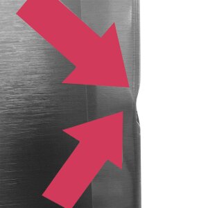 Einzelstück - LG GSLE91EVAC Side-by-Side Kühlschrank