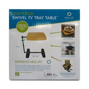 Able Life Universal Swivel TV Tray Table, Verstellbarer...