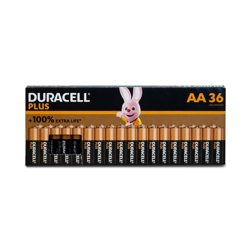 Duracell Plus Batterien AA, 36 Stück