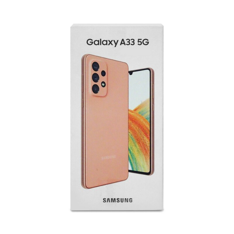 Samsung Galaxy A33 Awesome Peach Smartphone
