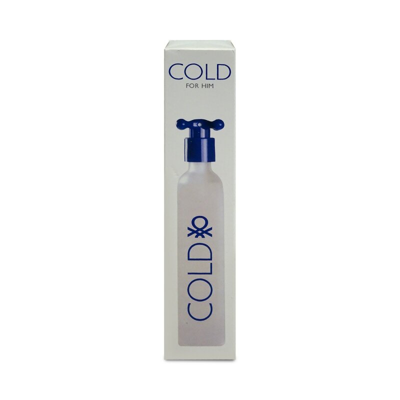 Benetton Cold for Men Eau de Toilette Spray, 3.3oz, 97.59 ml